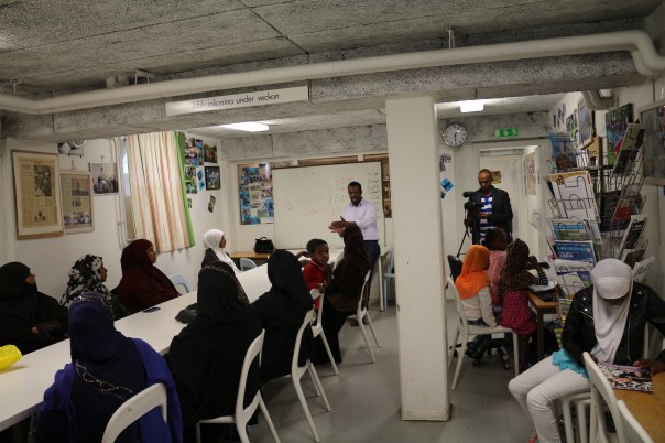 Mubarik Abdirahman besökte Somaliska Freds